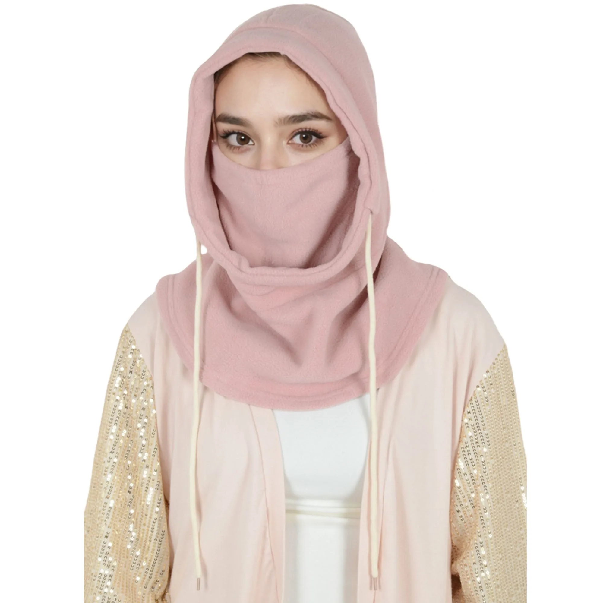 Alilang Winter Fleece Face Mask Balaclava Warm Neck Face Cover Hat Cap Hooded Scarf for Men and Women