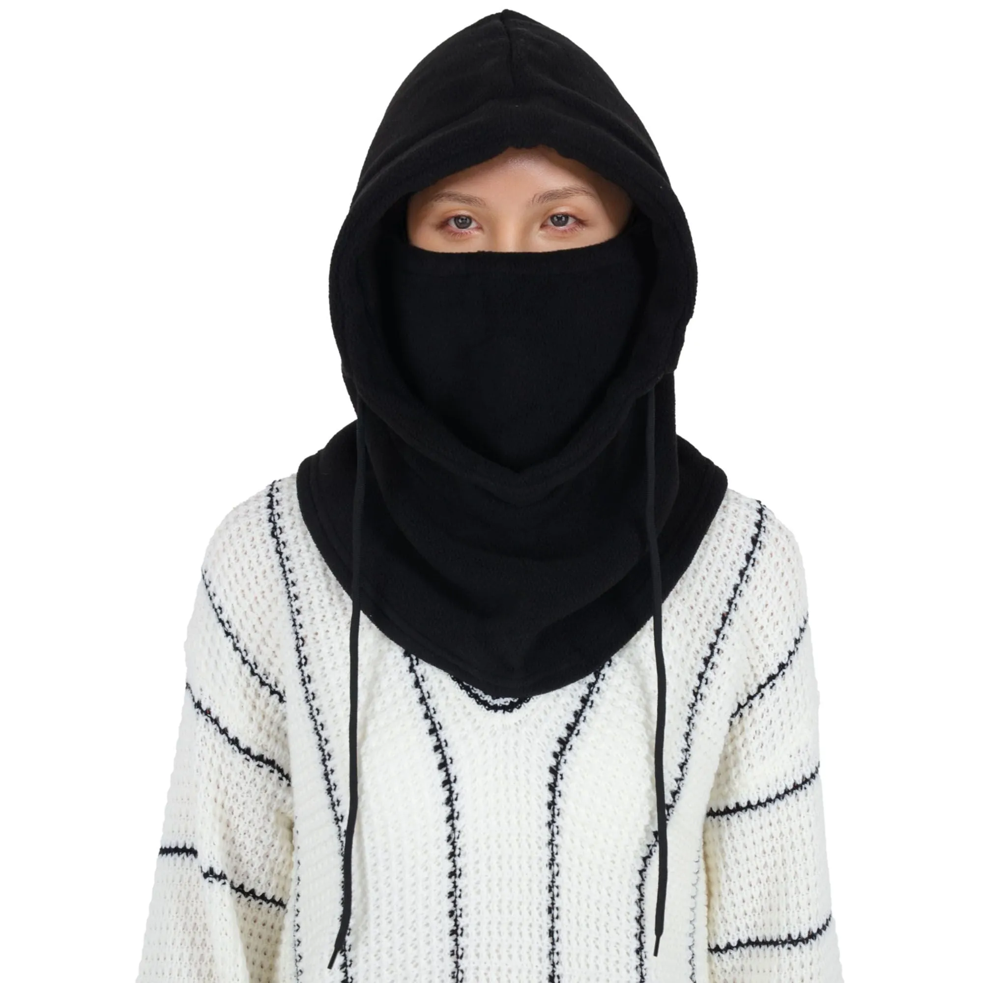 Alilang Winter Fleece Face Mask Balaclava Warm Neck Face Cover Hat Cap Hooded Scarf for Men and Women
