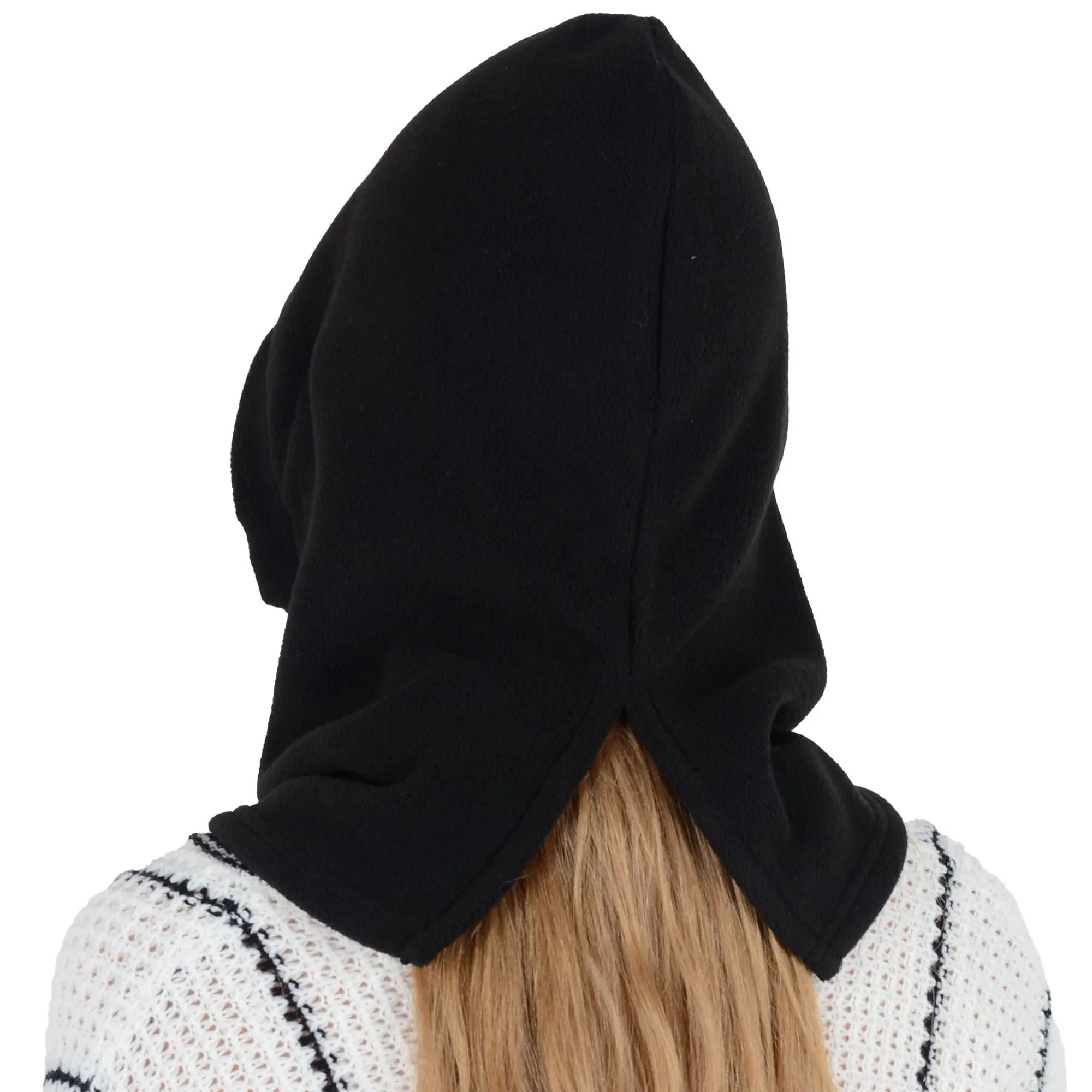 Alilang Winter Fleece Face Mask Balaclava Warm Neck Face Cover Hat Cap Hooded Scarf for Men and Women