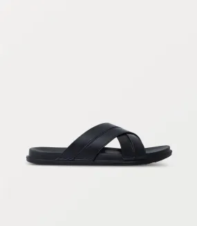 BM6874-BLACK-Men Slipper