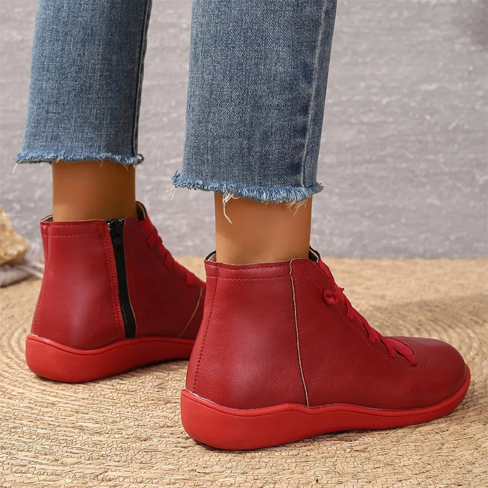 British Style Low-Top European and  Martin Boots Casual Short Boots