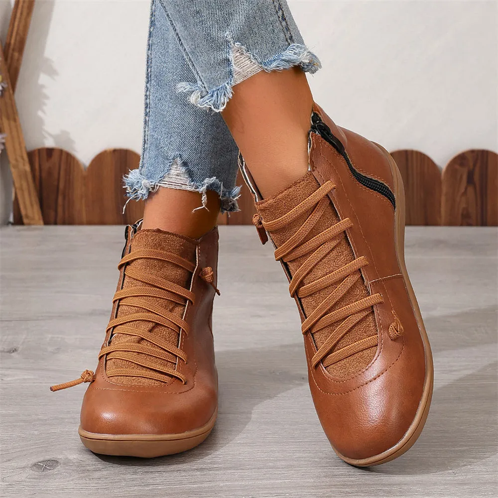 British Style Low-Top European and  Martin Boots Casual Short Boots
