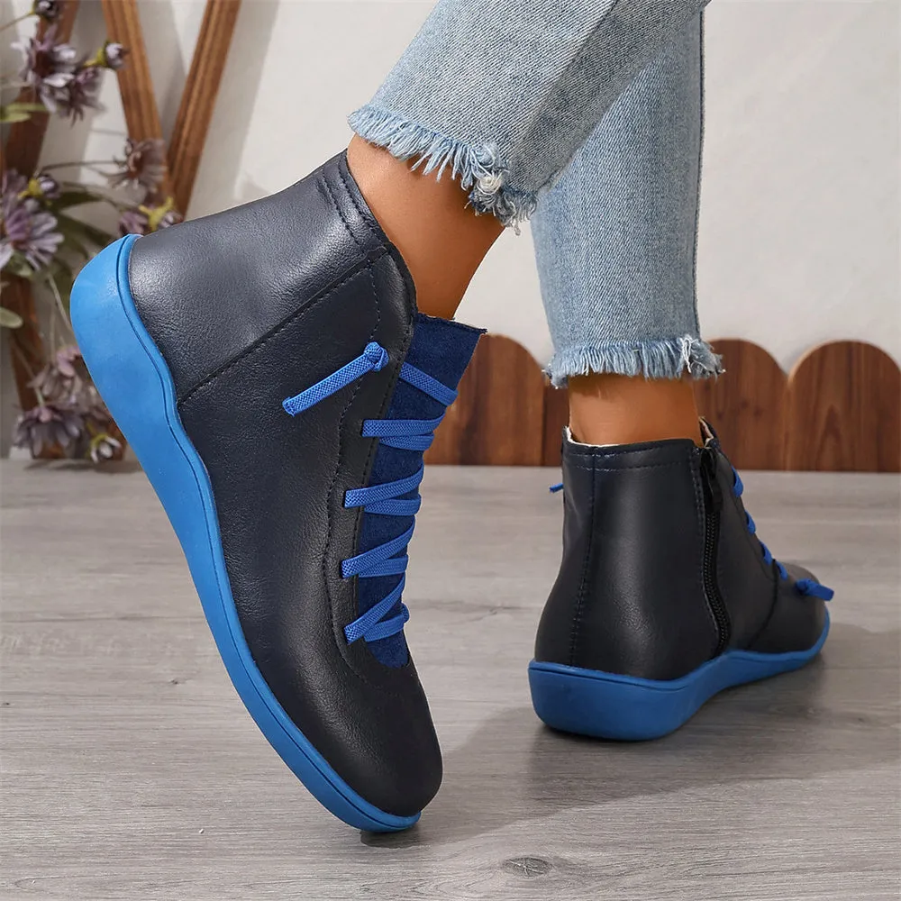 British Style Low-Top European and  Martin Boots Casual Short Boots