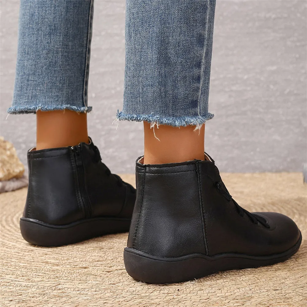 British Style Low-Top European and  Martin Boots Casual Short Boots