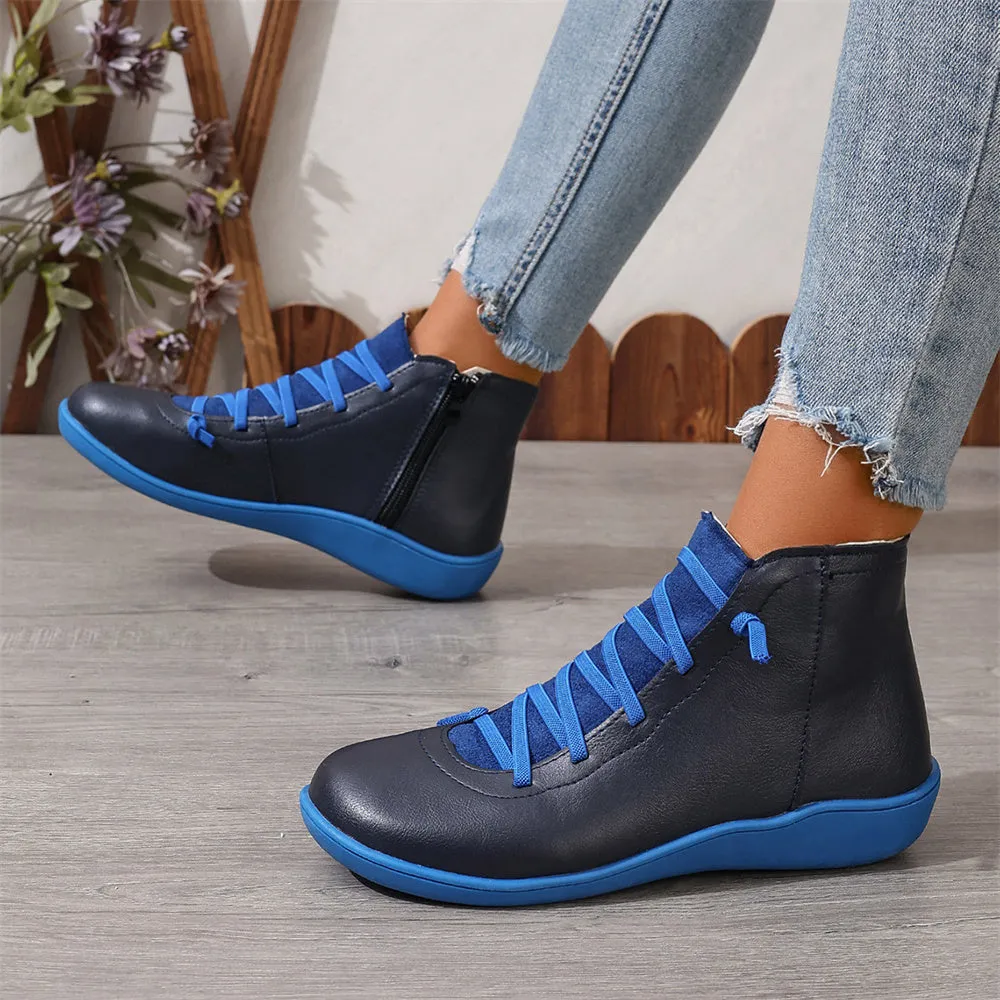 British Style Low-Top European and  Martin Boots Casual Short Boots