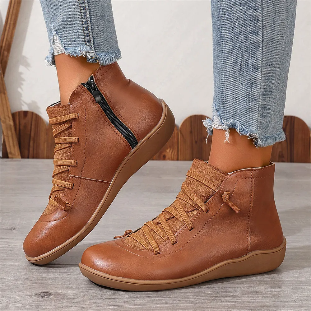 British Style Low-Top European and  Martin Boots Casual Short Boots