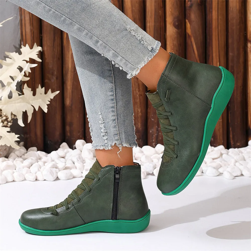 British Style Low-Top European and  Martin Boots Casual Short Boots