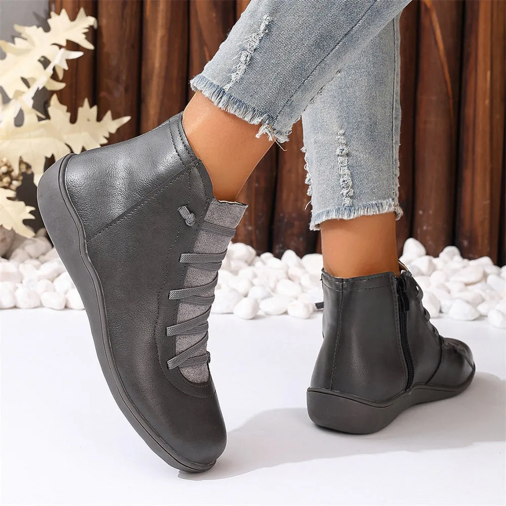 British Style Low-Top European and  Martin Boots Casual Short Boots