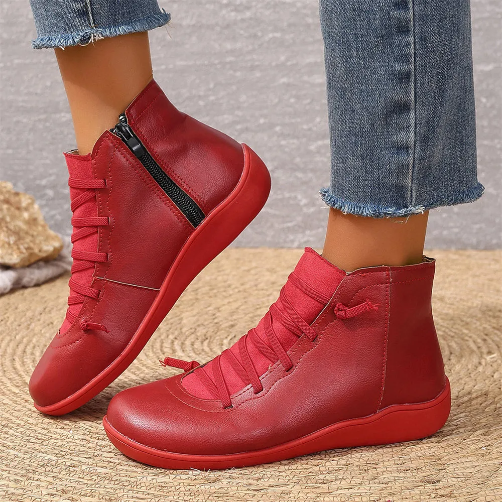 British Style Low-Top European and  Martin Boots Casual Short Boots