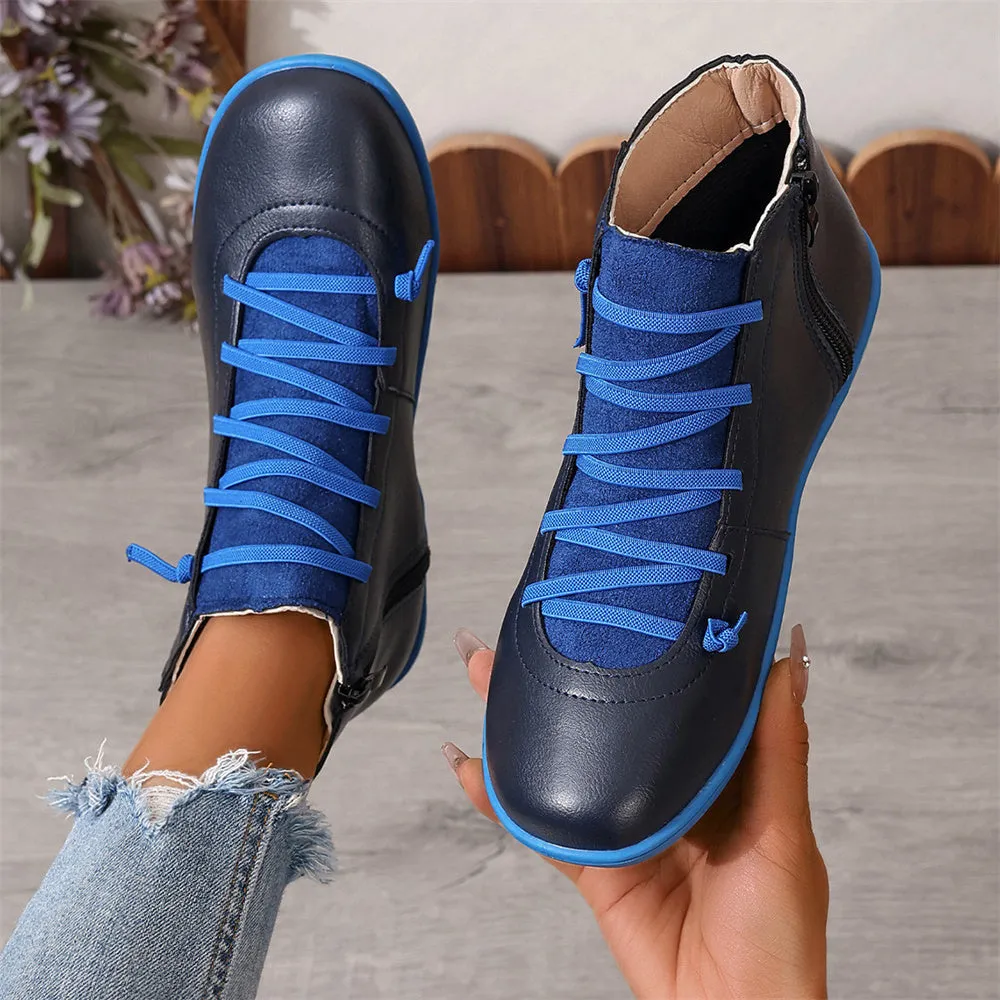 British Style Low-Top European and  Martin Boots Casual Short Boots