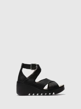 Buckle Sandals BYRE410FLY BLACK
