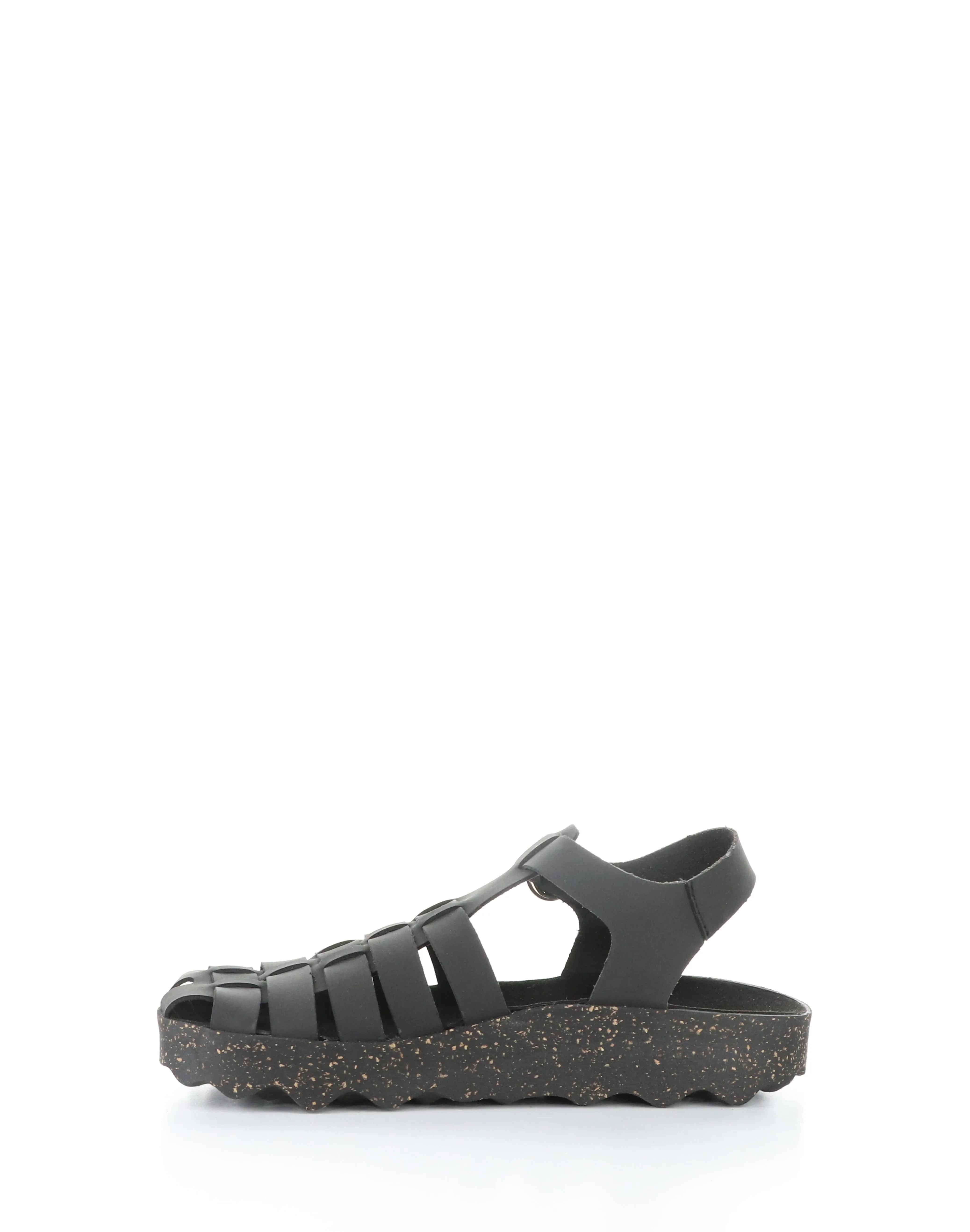 CALIX277ASP 000 BLACK Round Toe Sandals