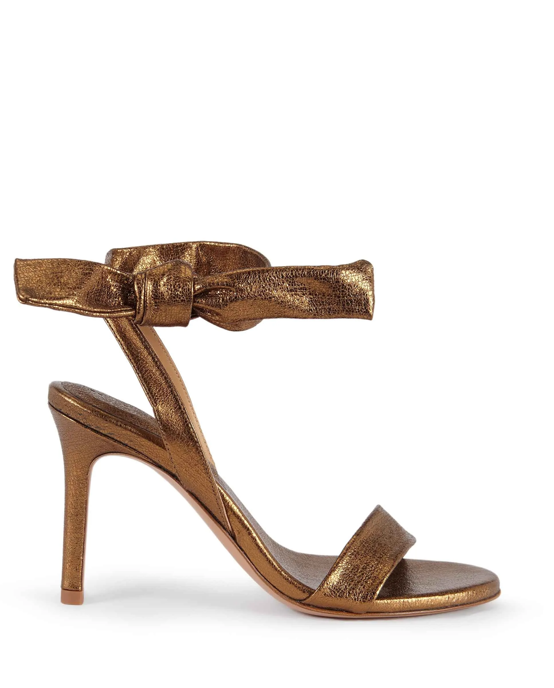 COLETTE | Bronze leather heeled sandal