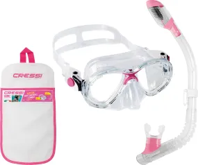 Cressi Marea Jr & Mini Dry Masks & Snorkels Combo