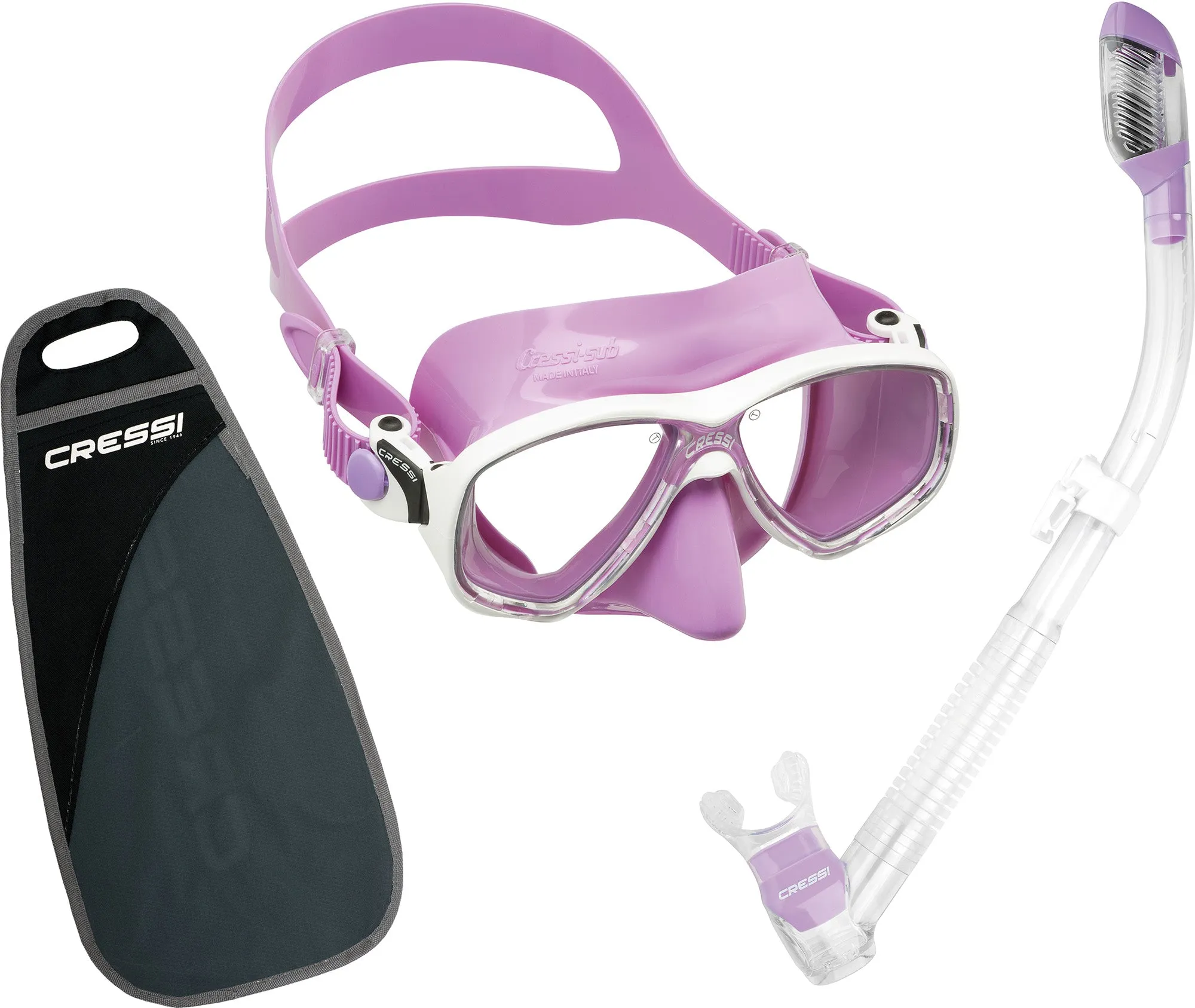 Cressi Marea Mask and Supernova Dry Snorkel