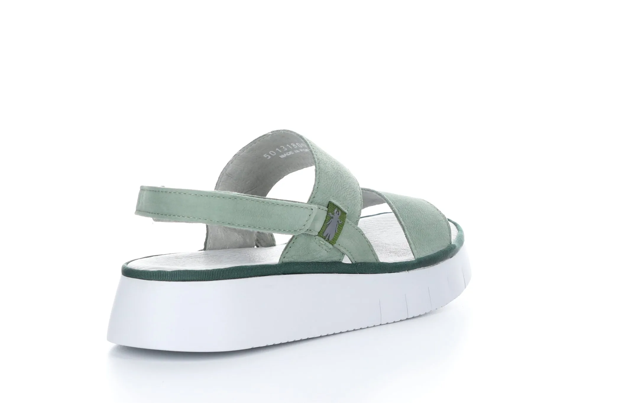 CURA318FLY Cupido Jade Green Sling-Back Sandals