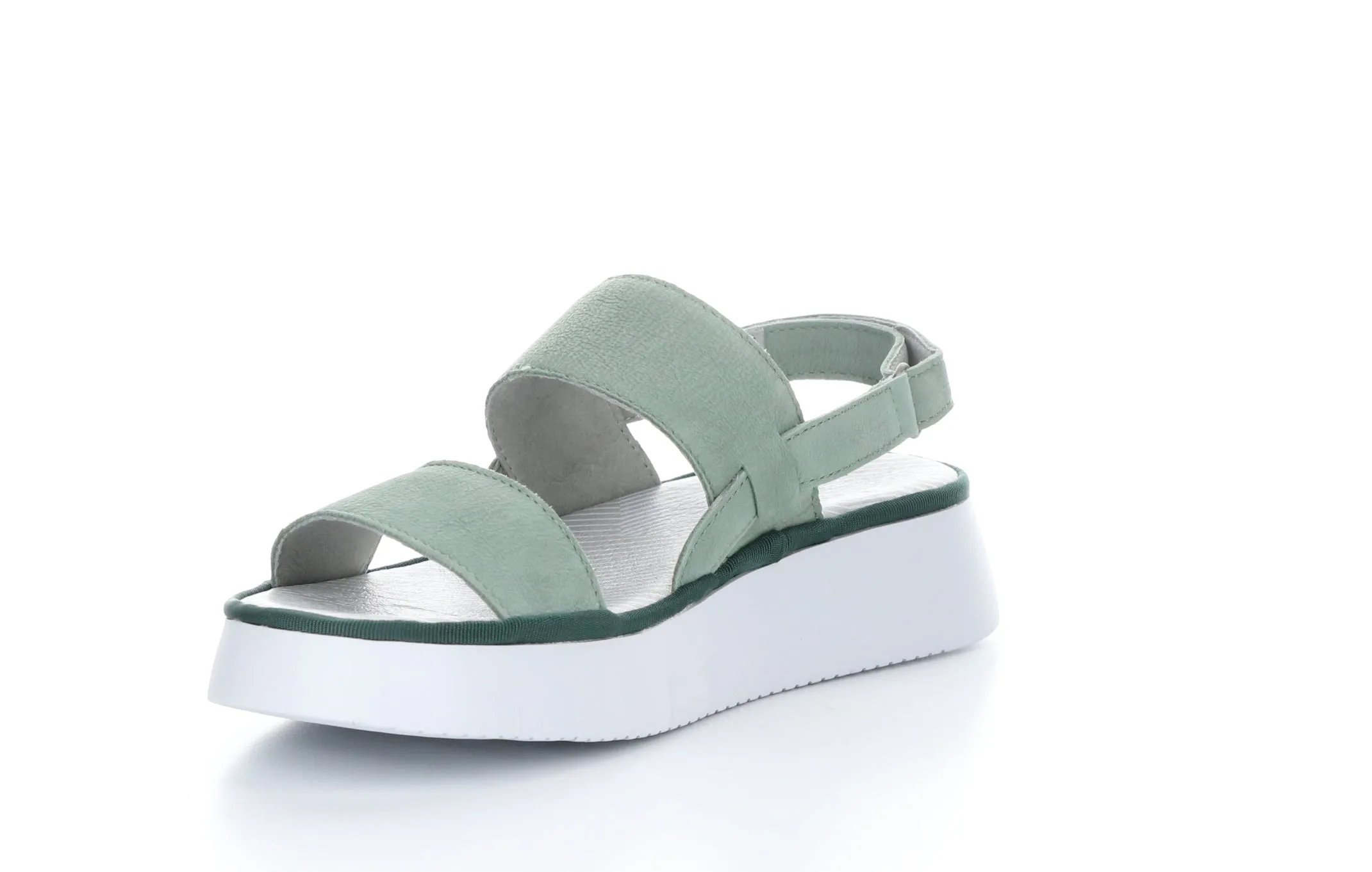 CURA318FLY Cupido Jade Green Sling-Back Sandals
