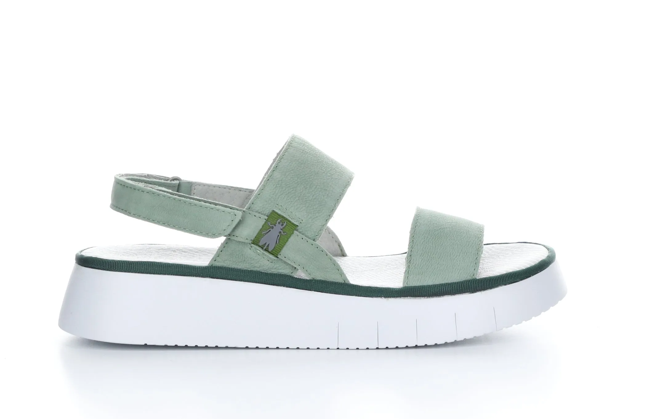 CURA318FLY Cupido Jade Green Sling-Back Sandals