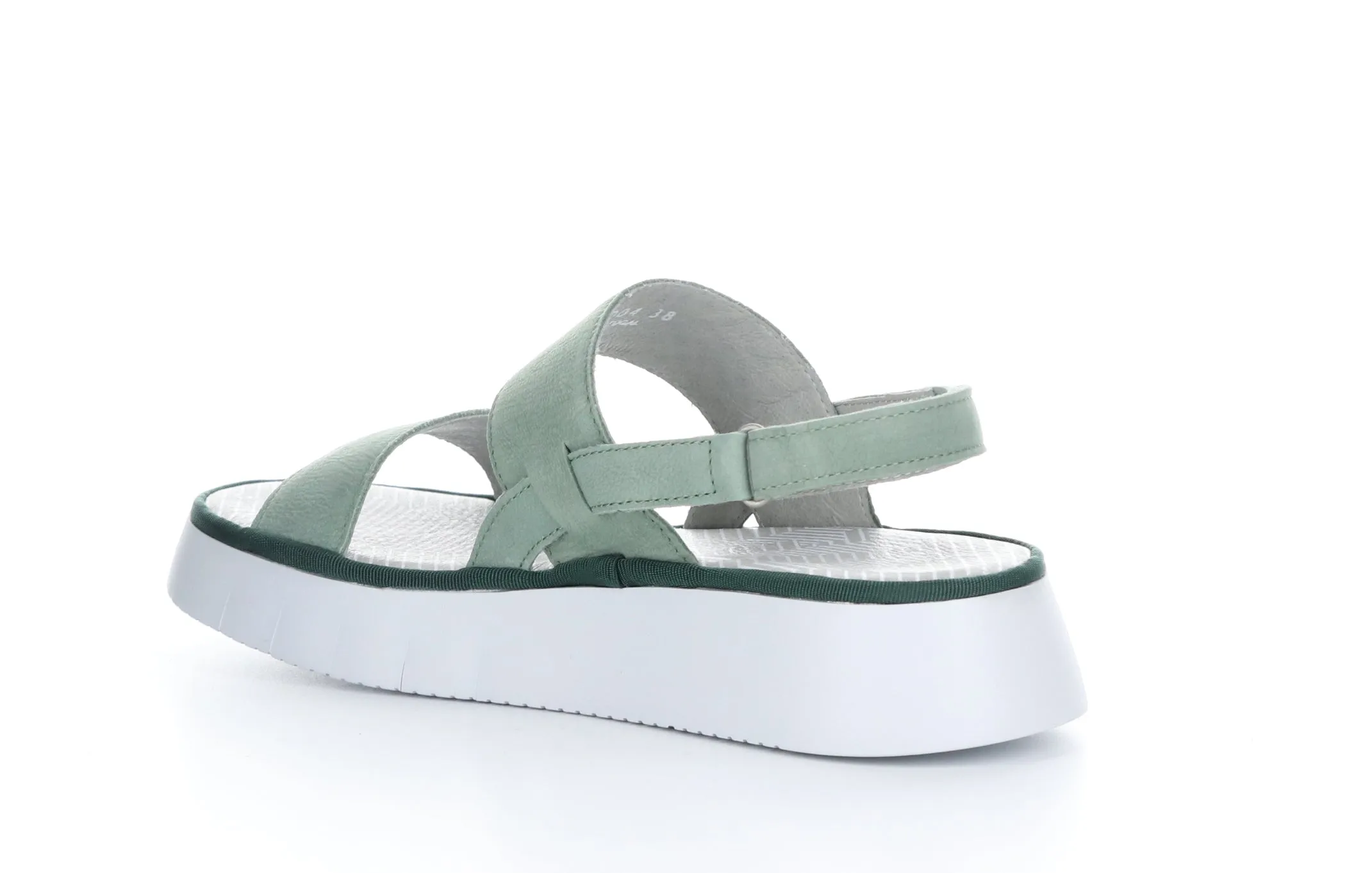 CURA318FLY Cupido Jade Green Sling-Back Sandals