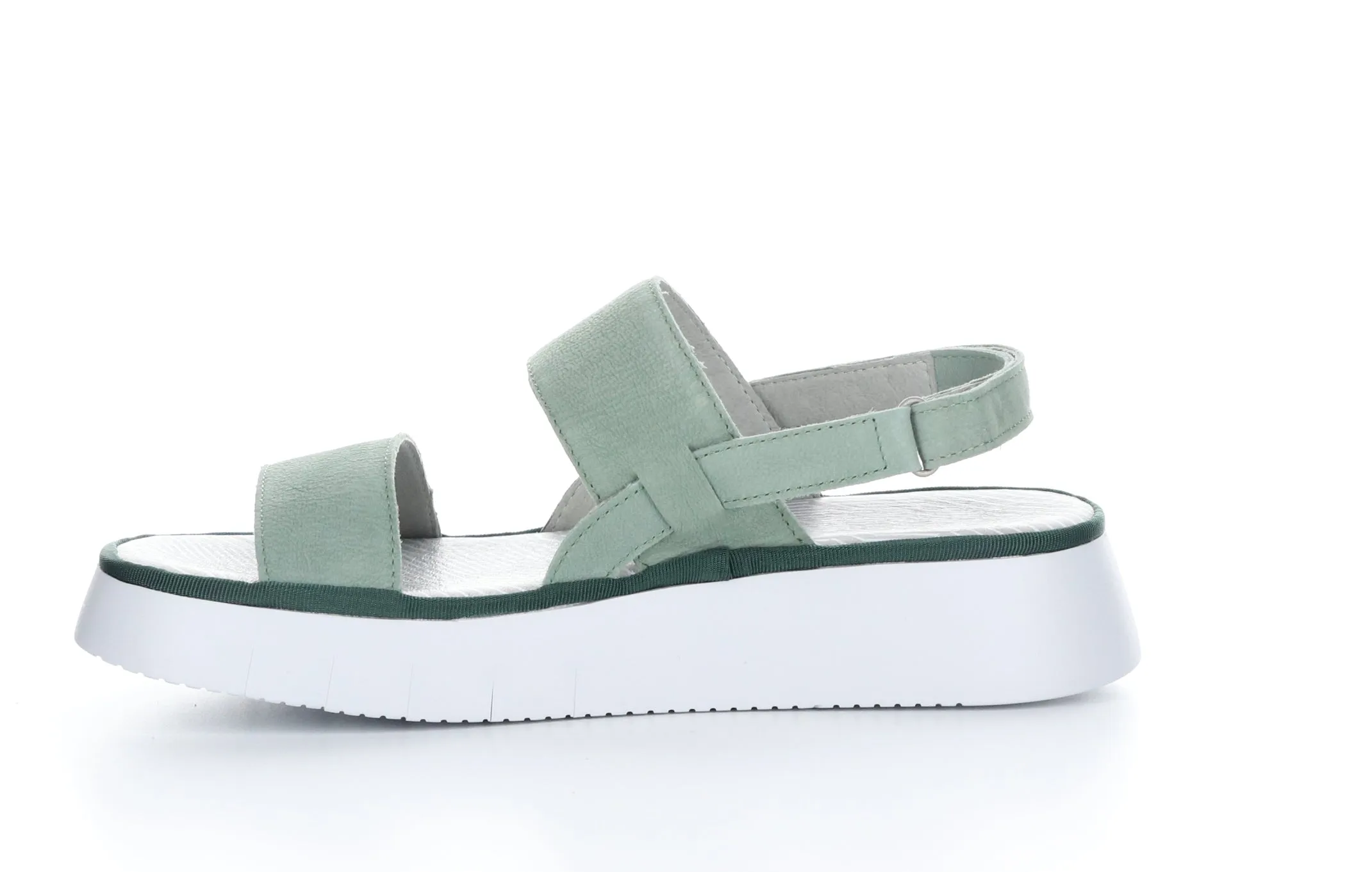CURA318FLY Cupido Jade Green Sling-Back Sandals