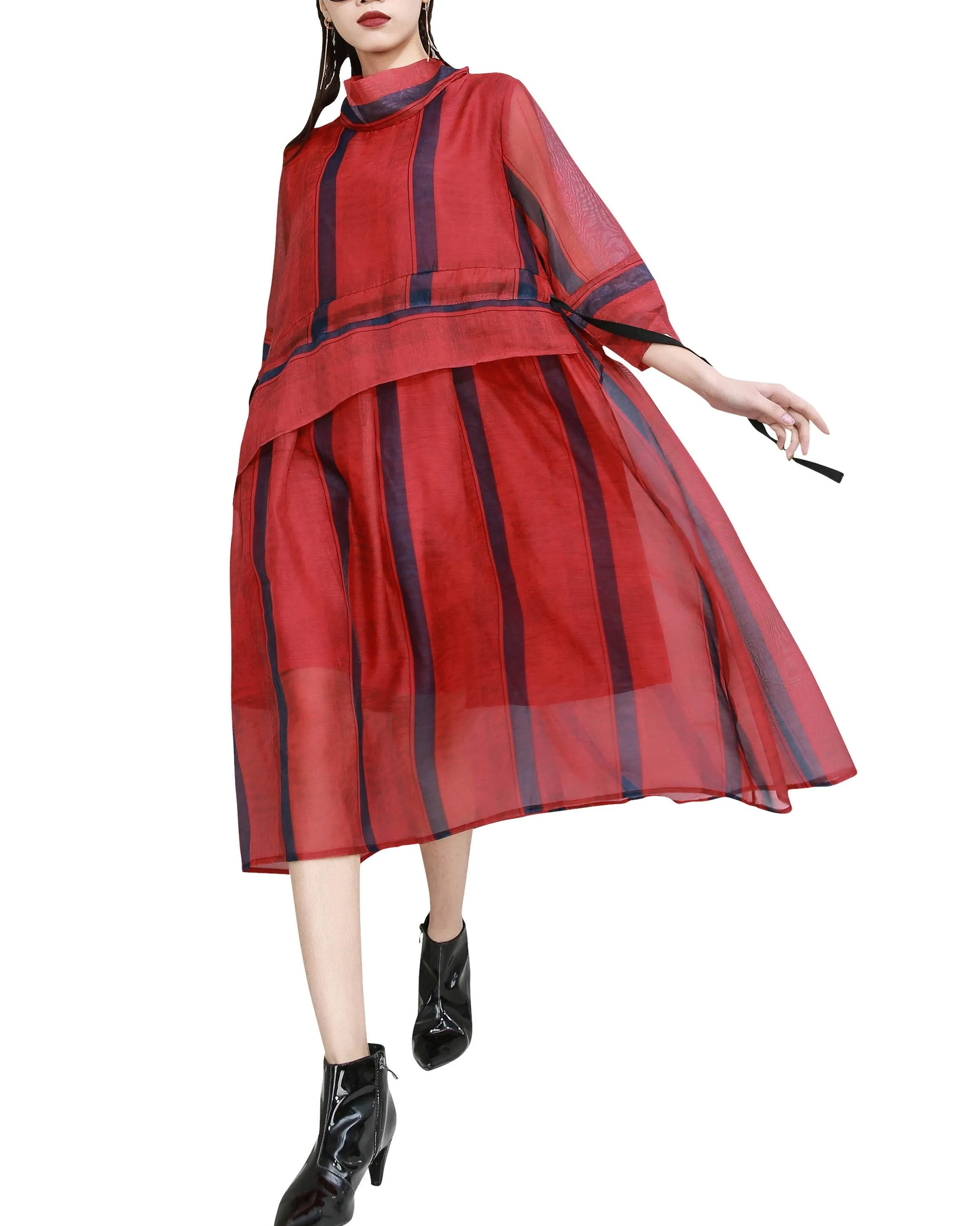 ellazhu Midi Tunic Dresses GY2280