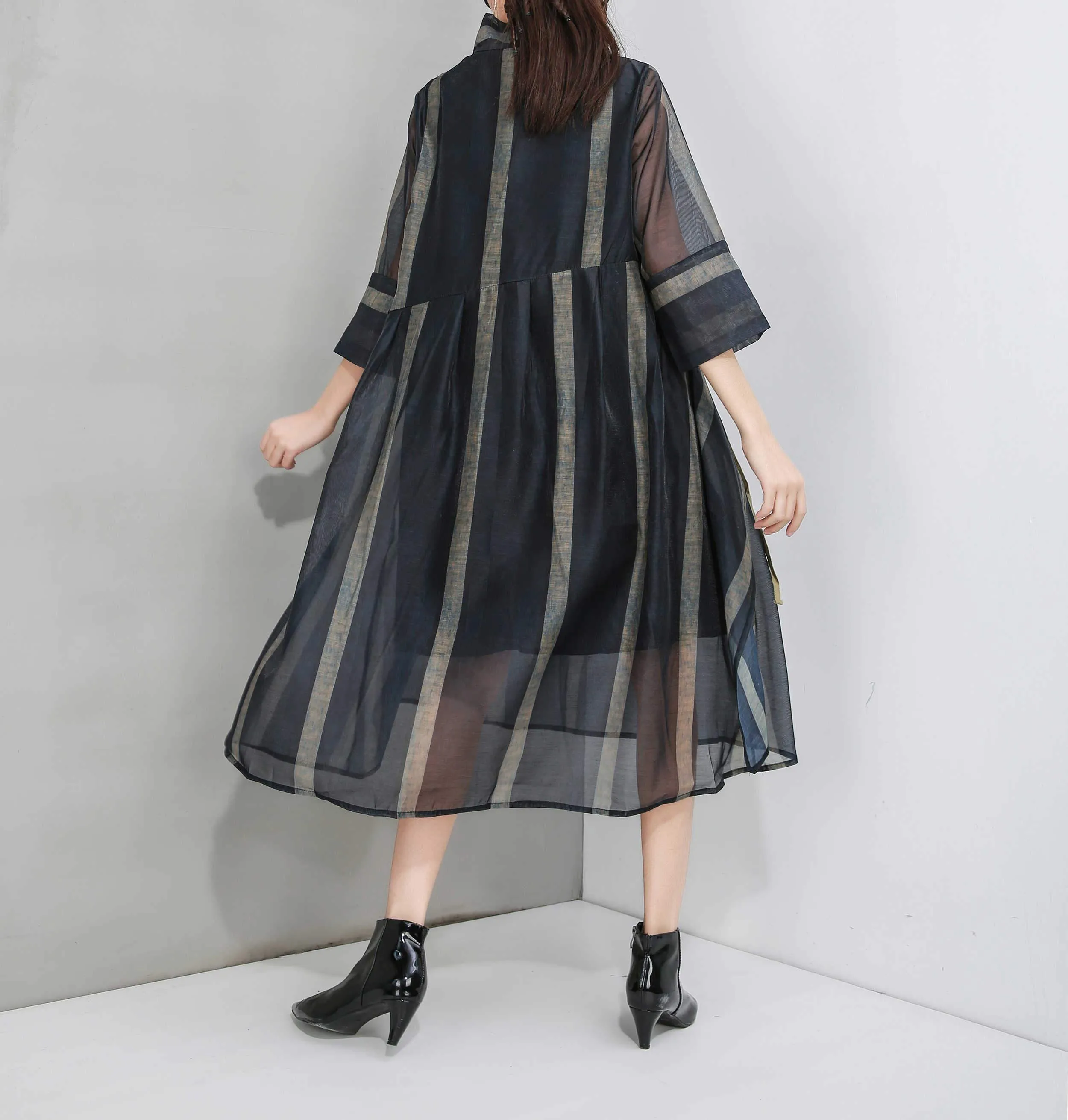 ellazhu Midi Tunic Dresses GY2280