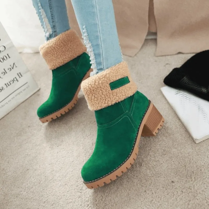 Emilia | Faux Suede Ankle Boots