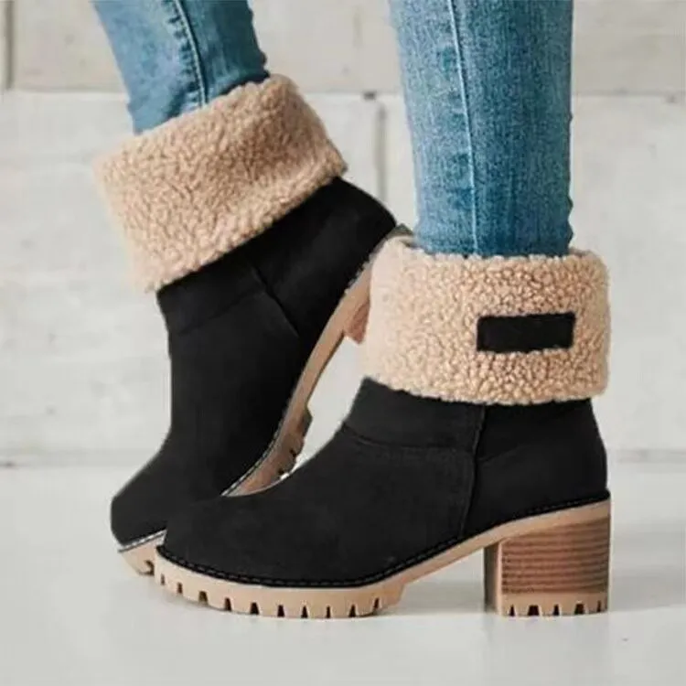 Emilia | Faux Suede Ankle Boots