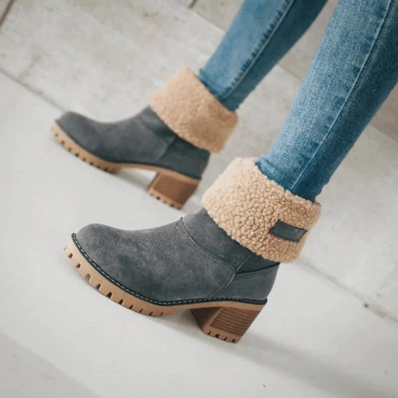 Emilia | Faux Suede Ankle Boots