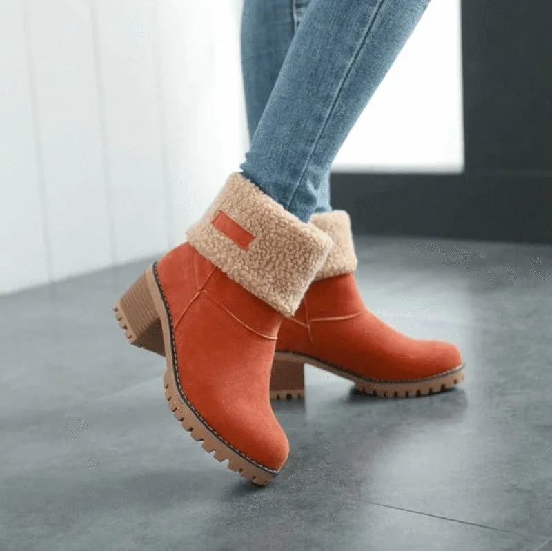 Emilia | Faux Suede Ankle Boots