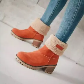 Emilia | Faux Suede Ankle Boots