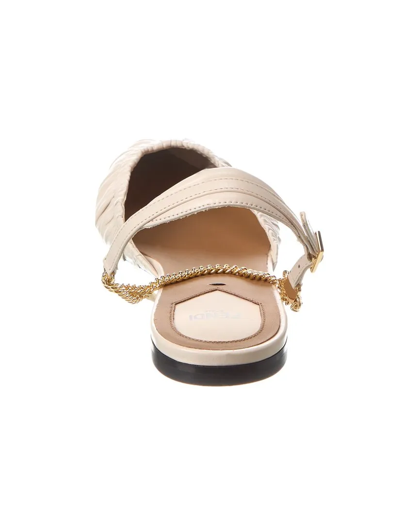 FENDI Colibri Lite Leather Sandal