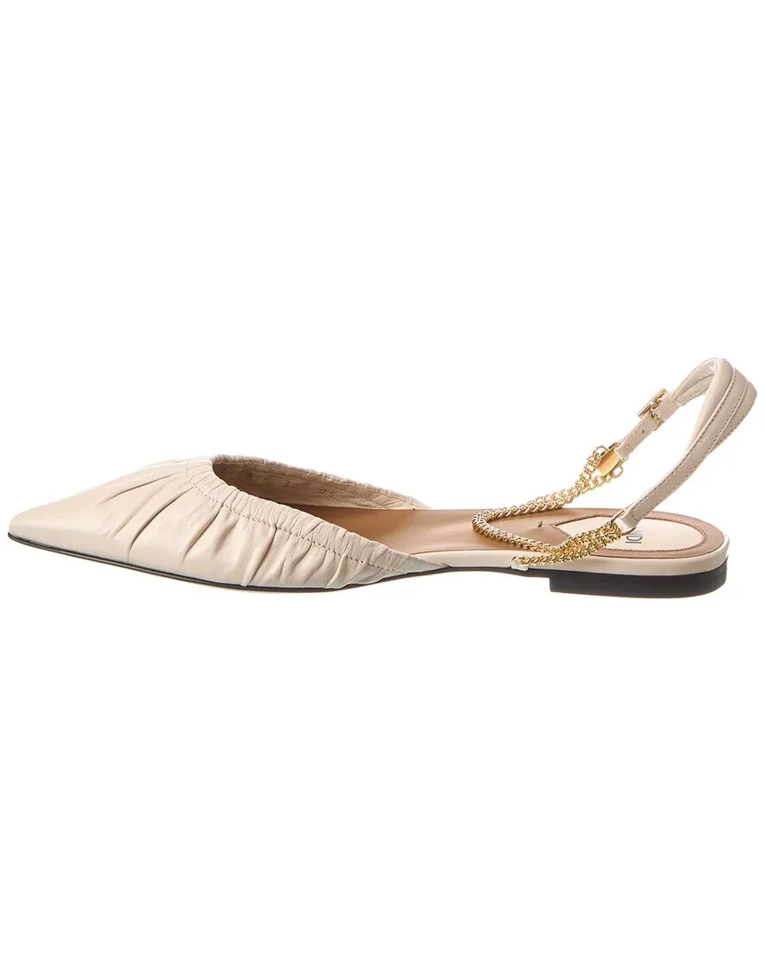 FENDI Colibri Lite Leather Sandal