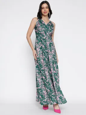 Floral Slit dress Maxi Dress