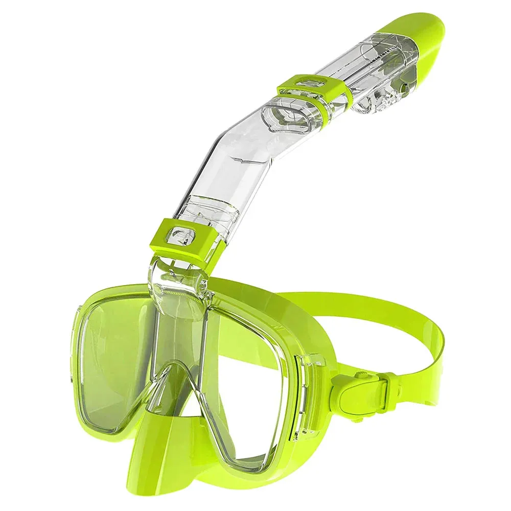 Foldable Anti-Fog Snorkel Mask Set