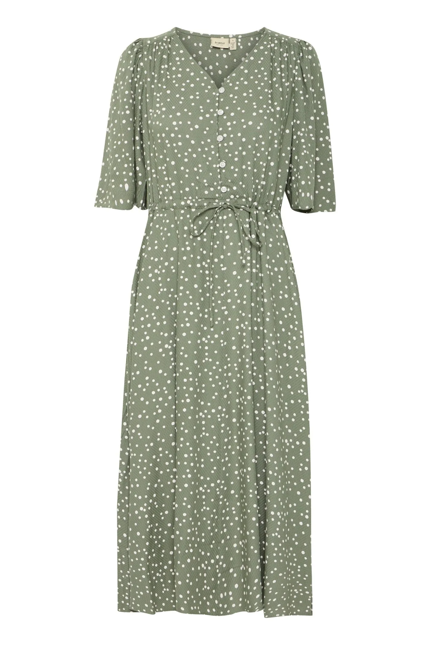 Fransa 20615414 FRKAMMA Green Mid Calf Dress