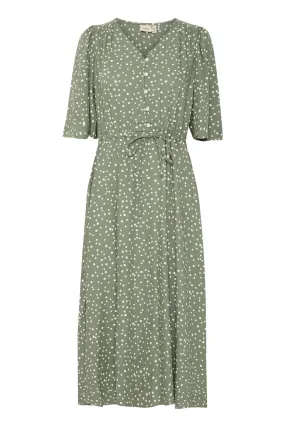 Fransa 20615414 FRKAMMA Green Mid Calf Dress