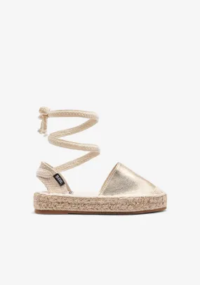 Gold Basic Espadrilles