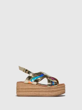 Gold Platform Sandals