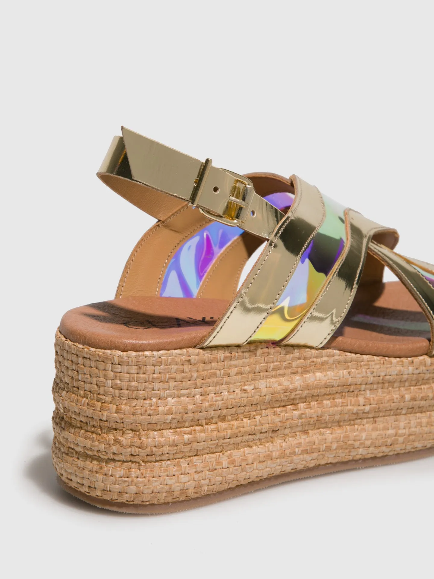 Gold Platform Sandals