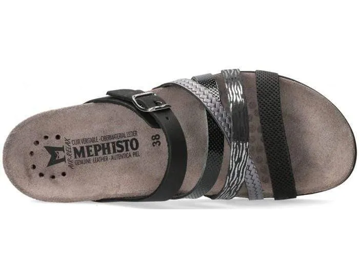 Mephisto Women's Huleda Sandals- Black Zebra