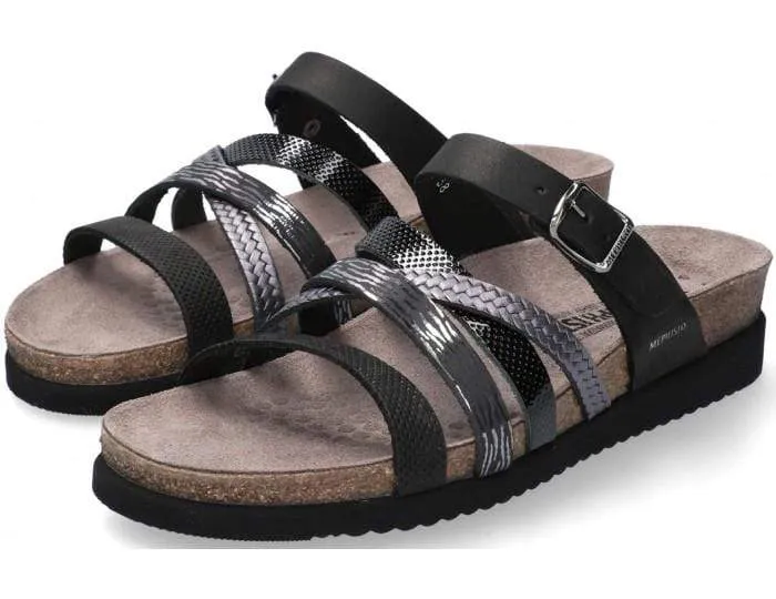 Mephisto Women's Huleda Sandals- Black Zebra