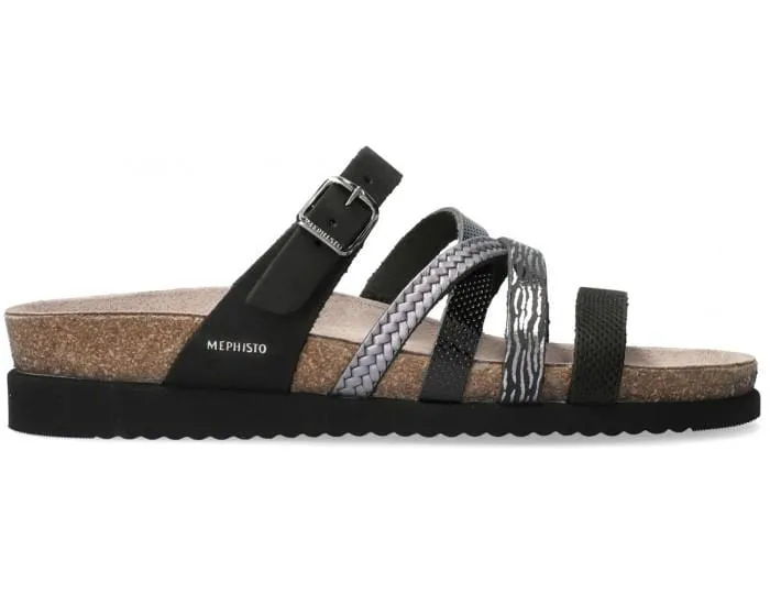Mephisto Women's Huleda Sandals- Black Zebra