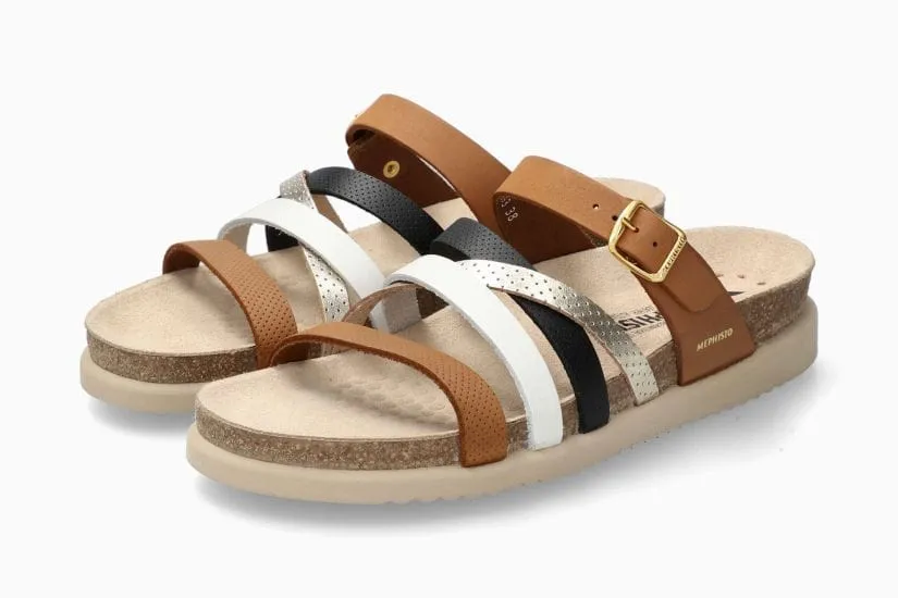 Mephisto Women's Huleda Sandals- Camel Black