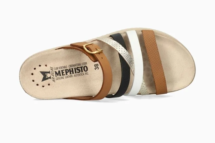 Mephisto Women's Huleda Sandals- Camel Black