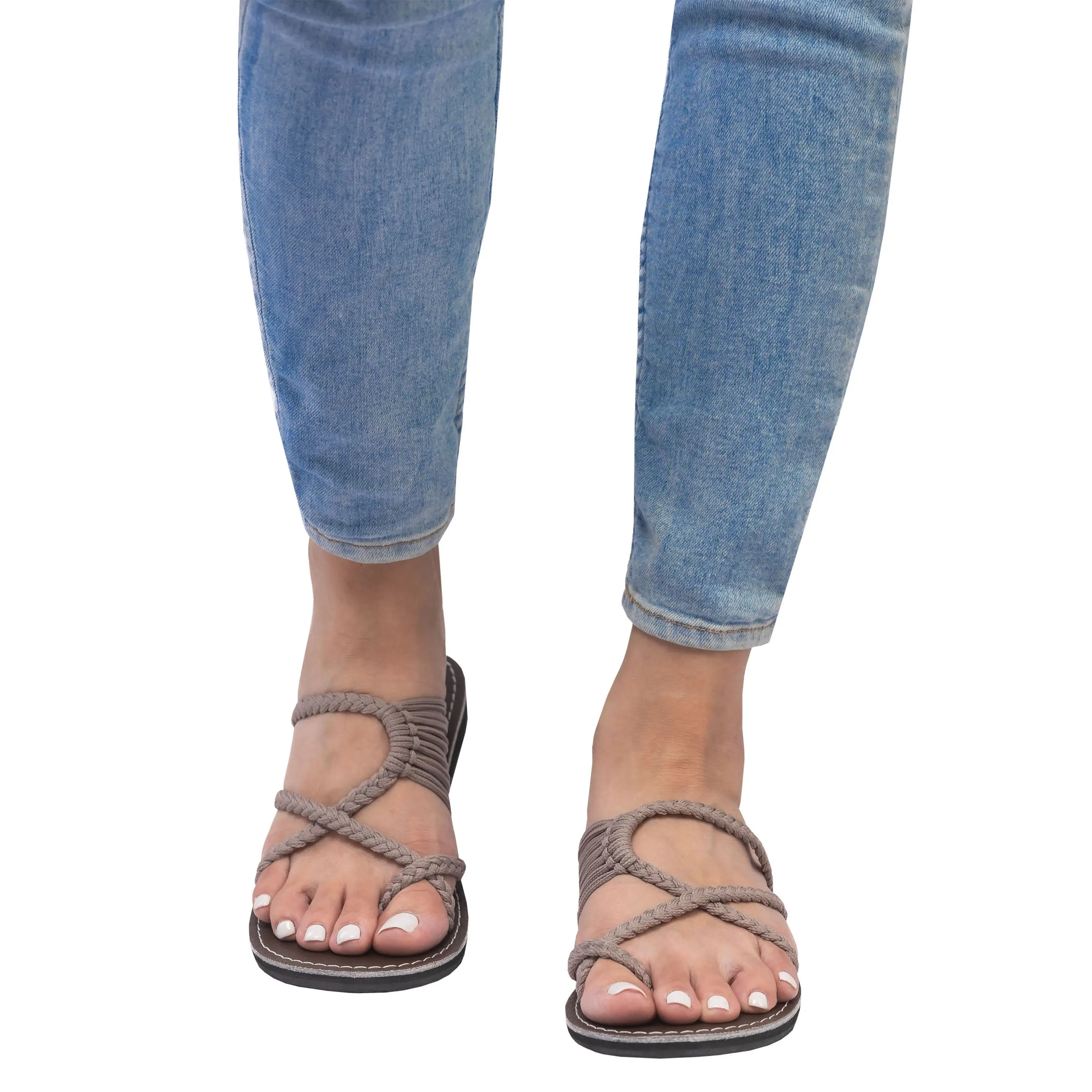 Oceanbliss - Beige Rope Sandals