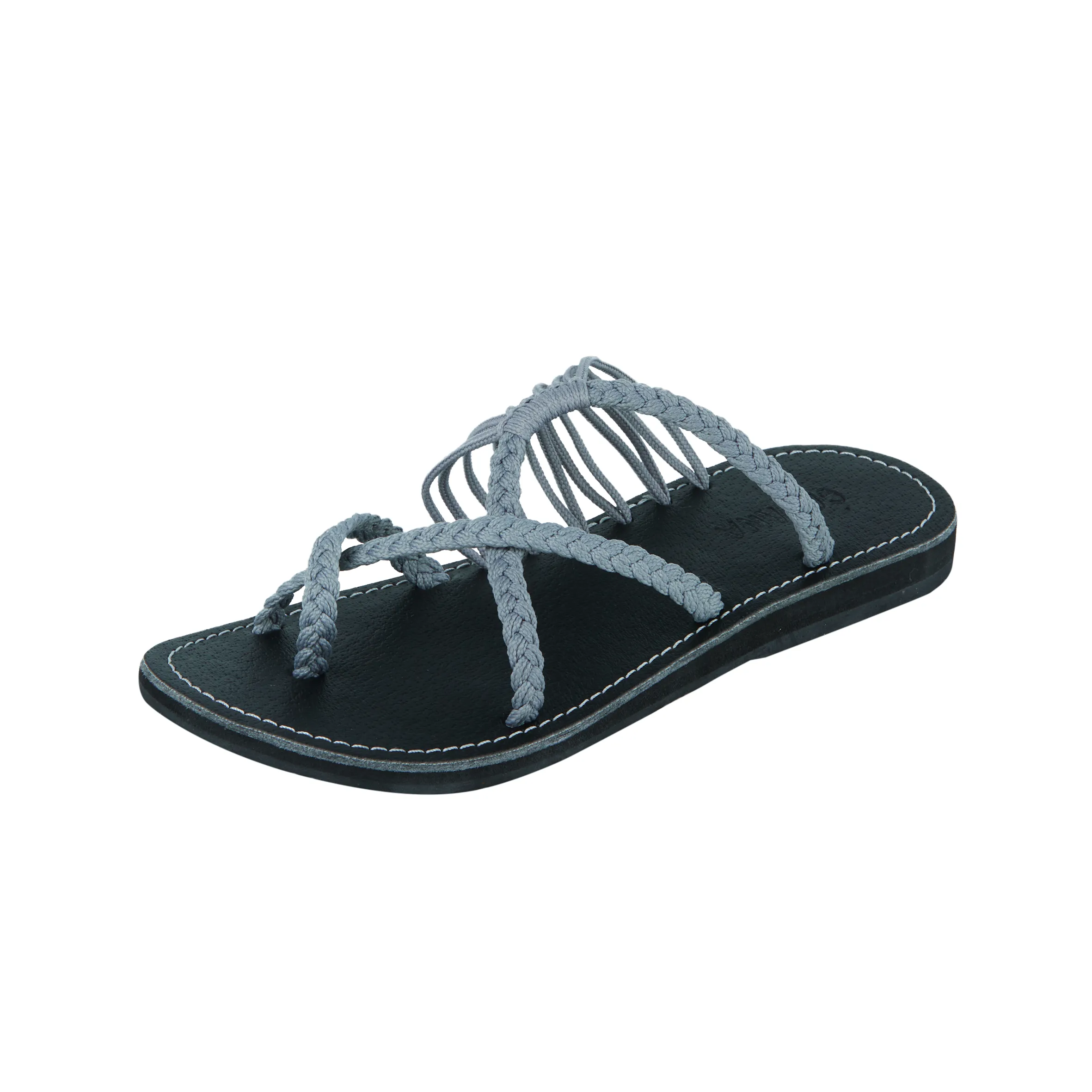 Oceanbliss - Light Gray Rope Sandals