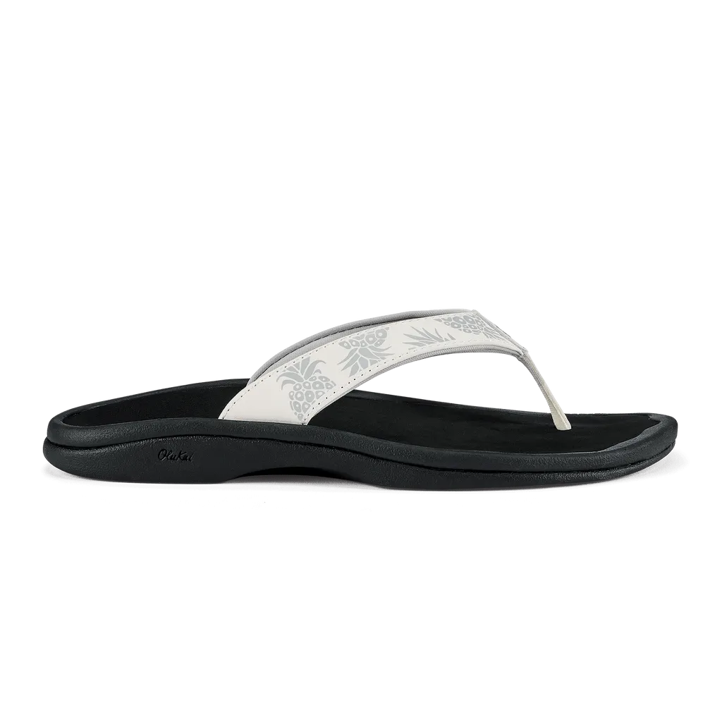 OluKai Women's Ohana Sandals- Bright White/Hua