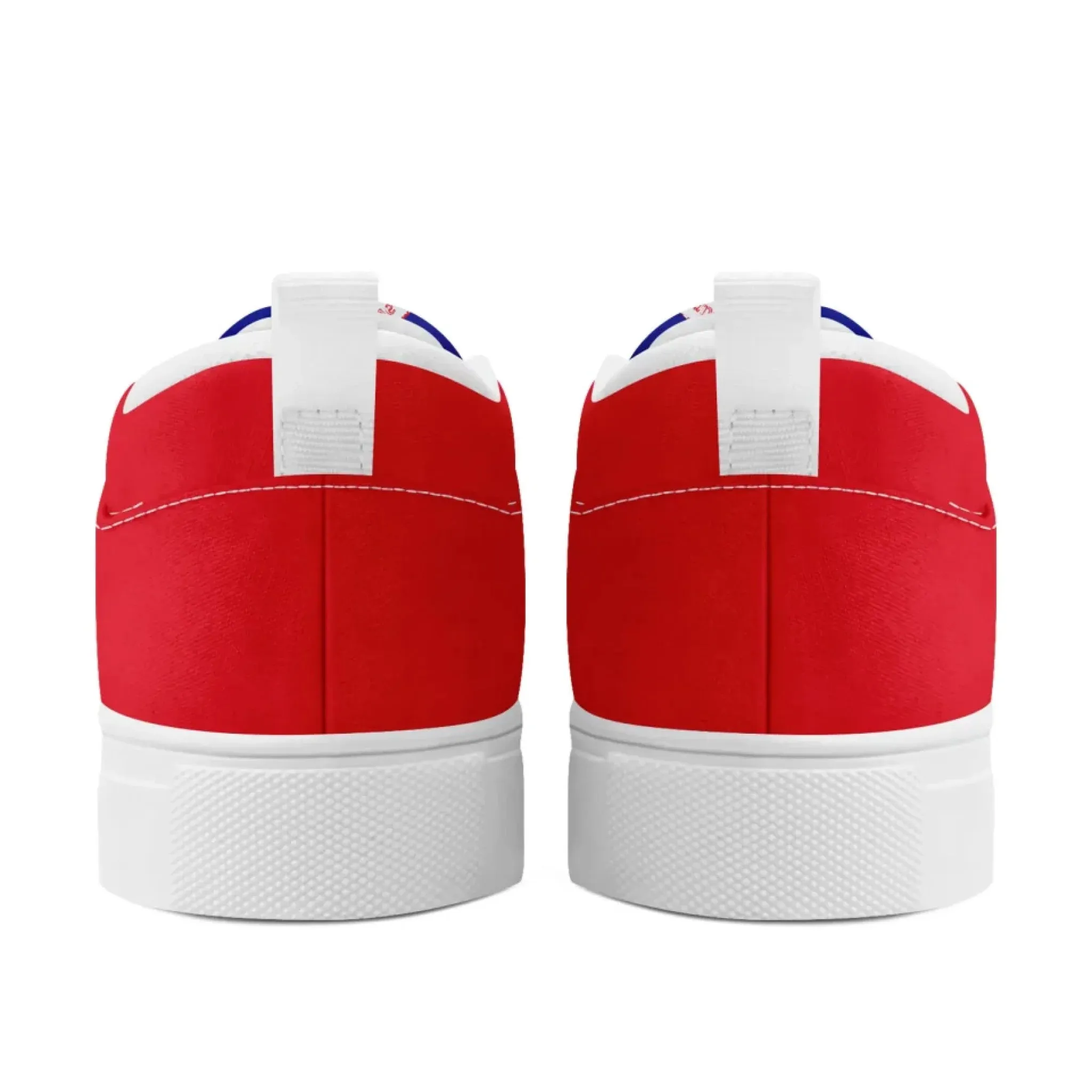 Personalized France Flag Sneakers, Custom Canvas Shoes, Pride Slip On Shoes