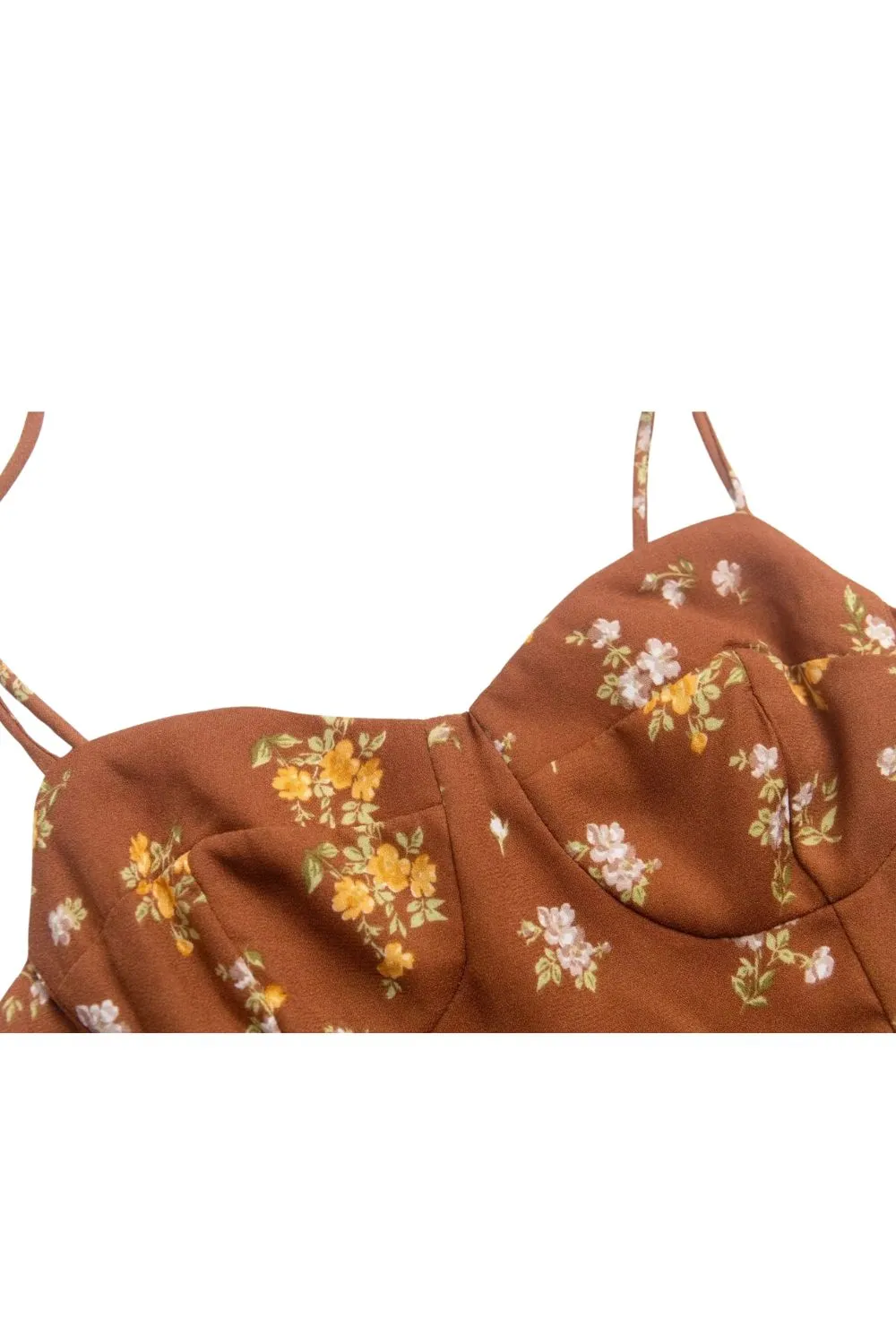 ‘Poppy’ Floral Strappy Mini Dress